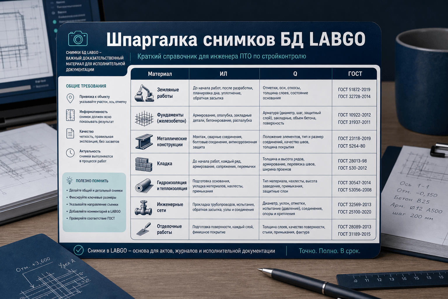 Справочник сводок каталога LABGO для инженера ПТО: 23 статьи, формулы и цифры каталога