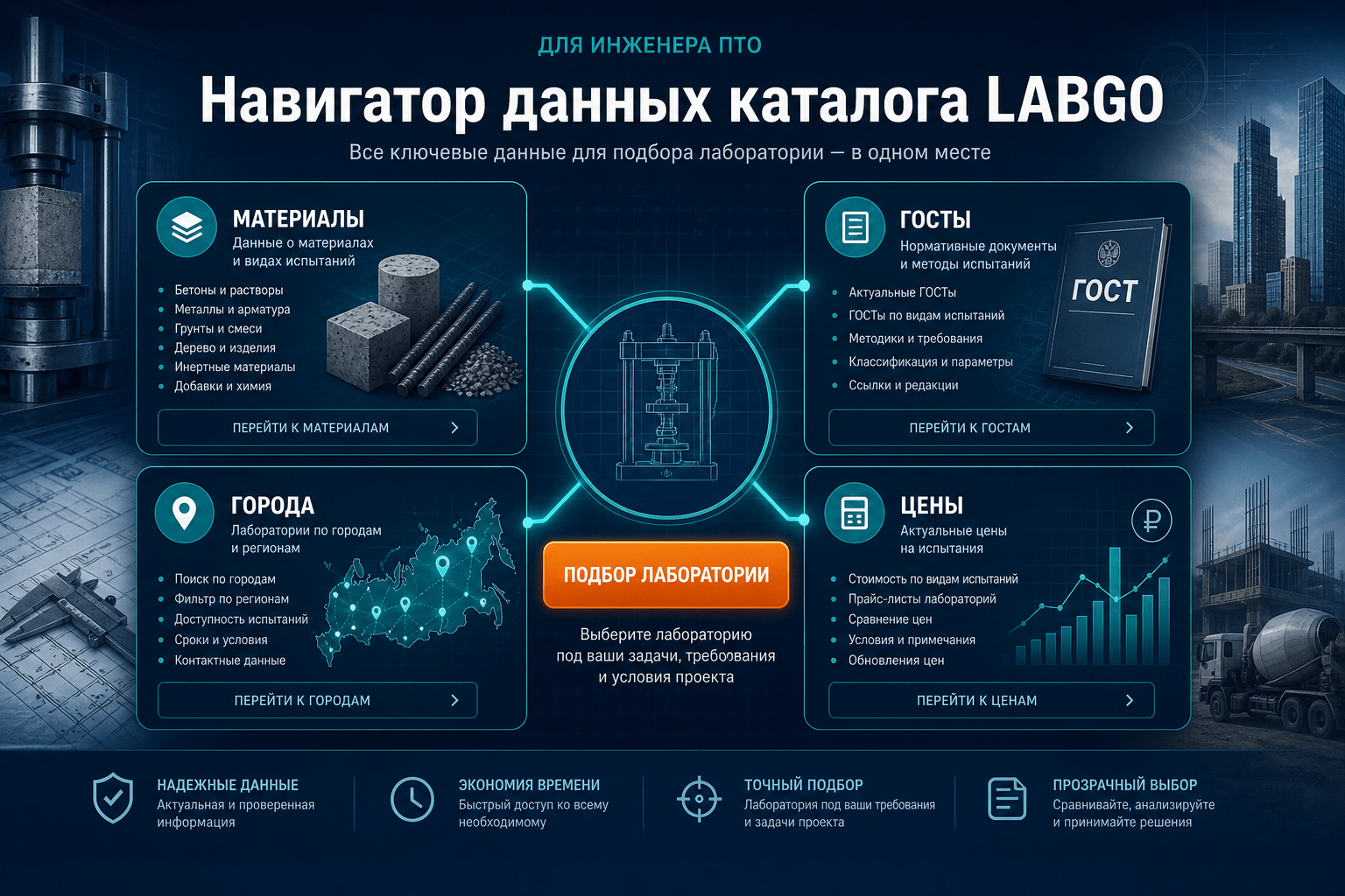 Навигатор данных каталога LABGO: как инженеру ПТО читать сводки каталога