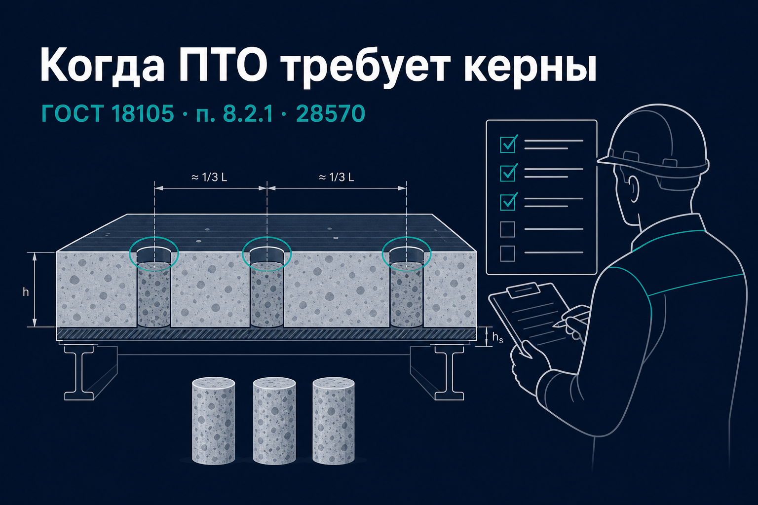 Когда ПТО требует подтверждения прочности кернами